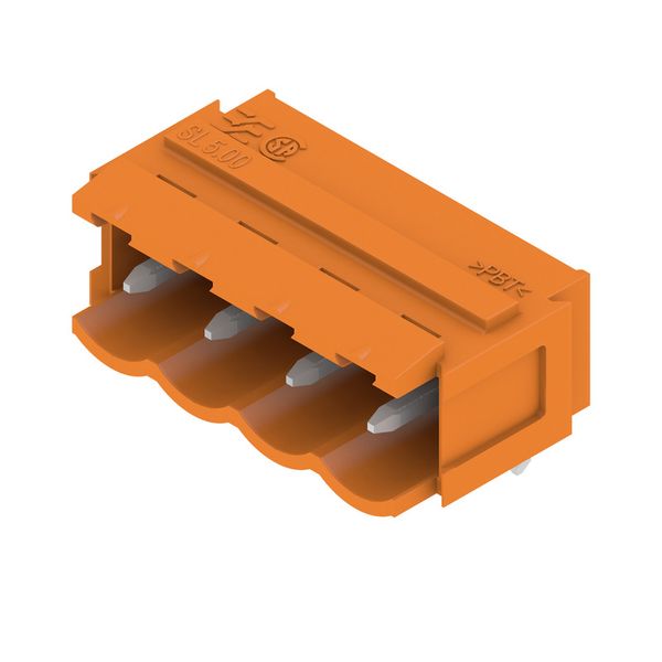 PCB plug-in connector (board connection), 5.00 mm, Number of poles: 4, image 4