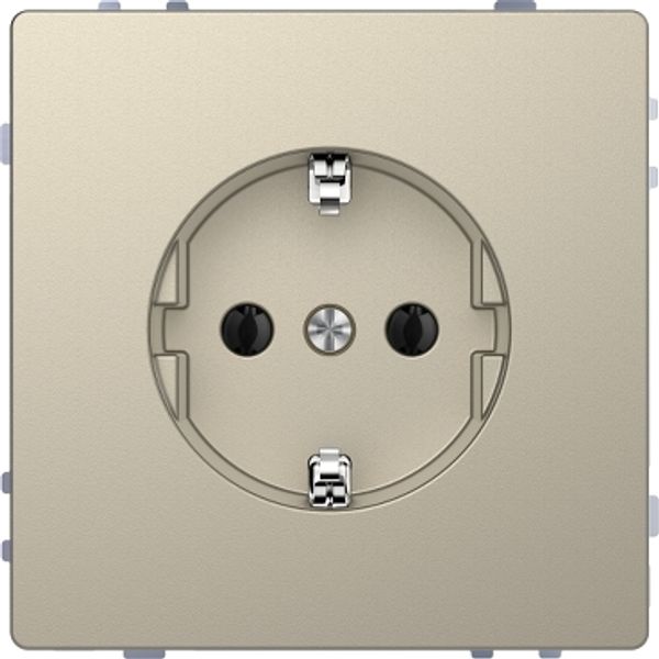 SCHUKO socket-outlet, screwless terminals, sahara, System Design image 2