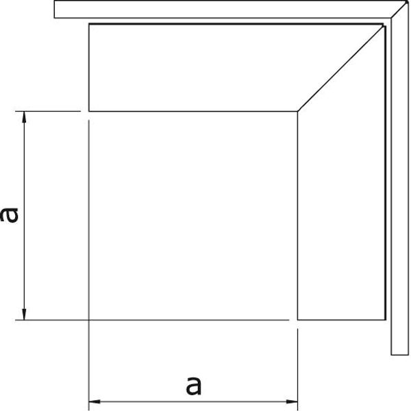 LKM A60200RW External corner with cover 60x200mm image 2