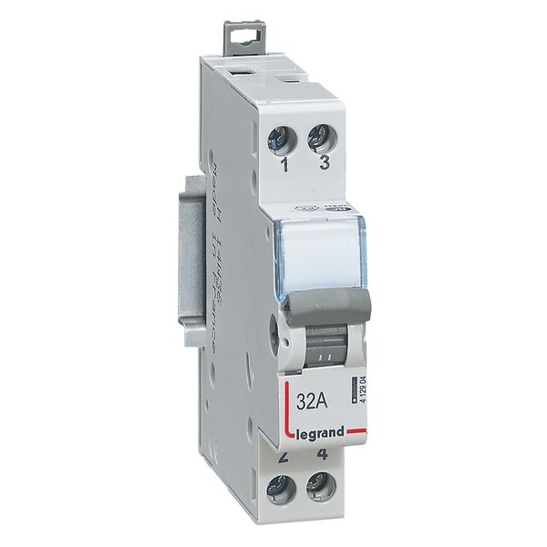 Changeover switch NO + NC - 250 V~ - 32 A - 1 module image 1