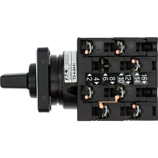 Multi-speed switches, T3, 32 A, flush mounting, 4 contact unit(s), Contacts: 8, 60 °, maintained, With 0 (Off) position, 1-0-2, Design number 8441 image 9
