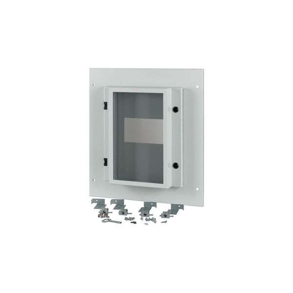 Front plate, NZM4, 3p, fixed, W=600mm, IP55, grey image 2