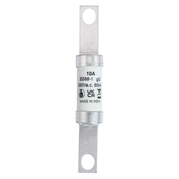 Fuse-link, low voltage, 10 A, AC 550 V, BS88, 21 x 129  mm, gL/gG, BS image 4