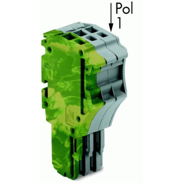 1-conductor female connector Push-in CAGE CLAMP® 1.5 mm² green-yellow/ image 3