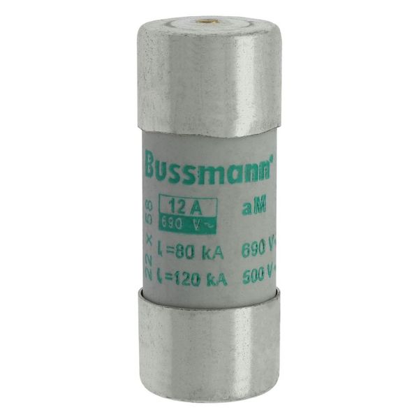 Fuse-link, LV, 12 A, AC 690 V, 22 x 58 mm, aM, IEC, with striker image 12