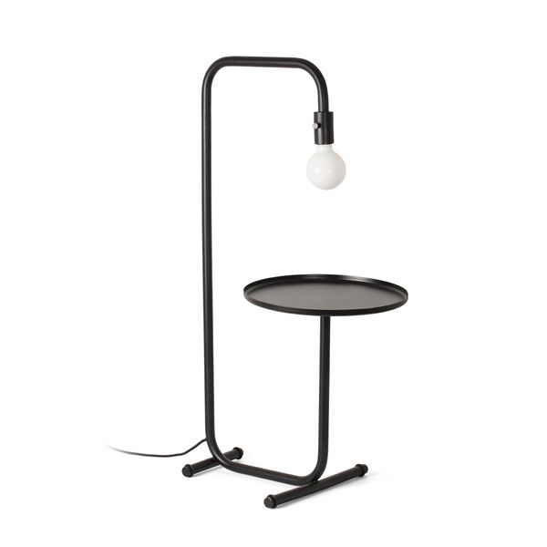 GUEST FLOOR LAMP BLACK 1xE27 image 1