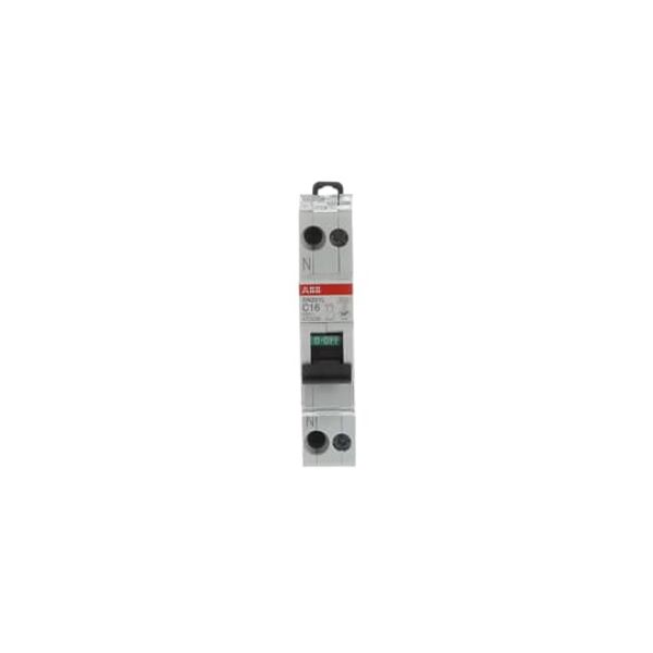 SN201 L-C16-L Miniature circuit breaker - 1+NP - C - 16 A image 1