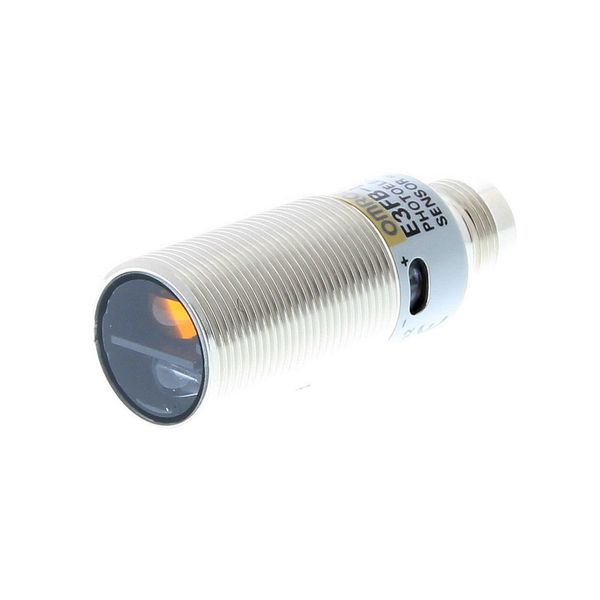 Photoelectric sensor, M18 threaded barrel, metal, red LED, background image 4