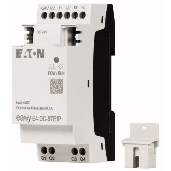 I/O expansion, For use with easyE4, 24 V DC, Inputs/Outputs expansion (number) digital: 4, Push-In image 2