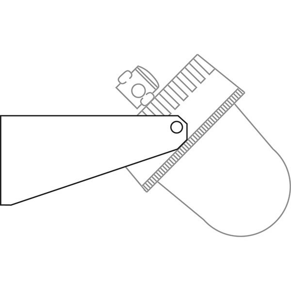 Changeoverswitches, T0, 20 A, surface mounting, 1 contact unit(s), Contacts: 2, 45 °, momentary, With 0 (Off) position, with spring-return from both d image 527