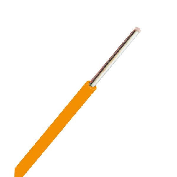 Halogenfree Single Core Wire H07Z-U 1,5 orange, single core image 1