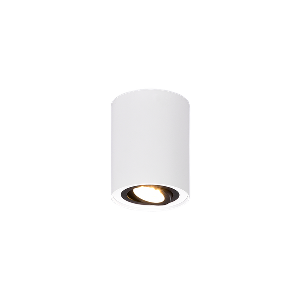 Cookie ceiling lamp 1-pc GU10 white/black image 1