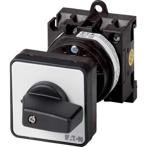 On-Off switch, 3 pole + N, 20 A, 90 °, rear mounting image 3