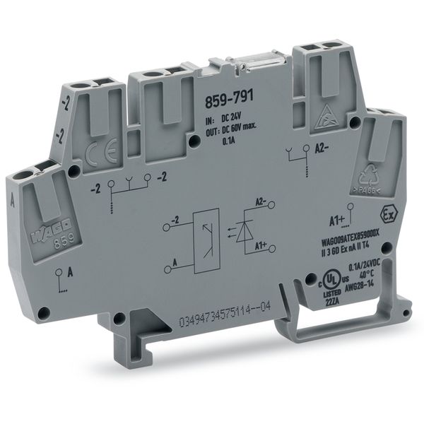 859-791 Optocoupler module; Nominal input voltage: 24 VDC; Output voltage range: 20 … 60 VDC image 4