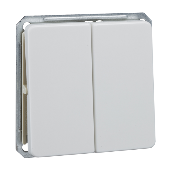ELSO - switch - 2-way - flush - 16 A - plug-in terminal - pure white image 4