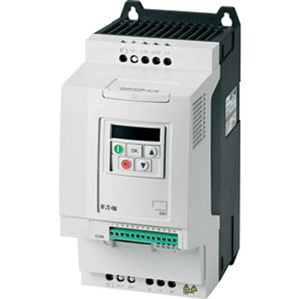 Variable frequency drive, 230 V AC, 3-phase, 24 A, 5.5 kW, IP20/NEMA 0, Radio interference suppression filter, 7-digital display assembly image 2