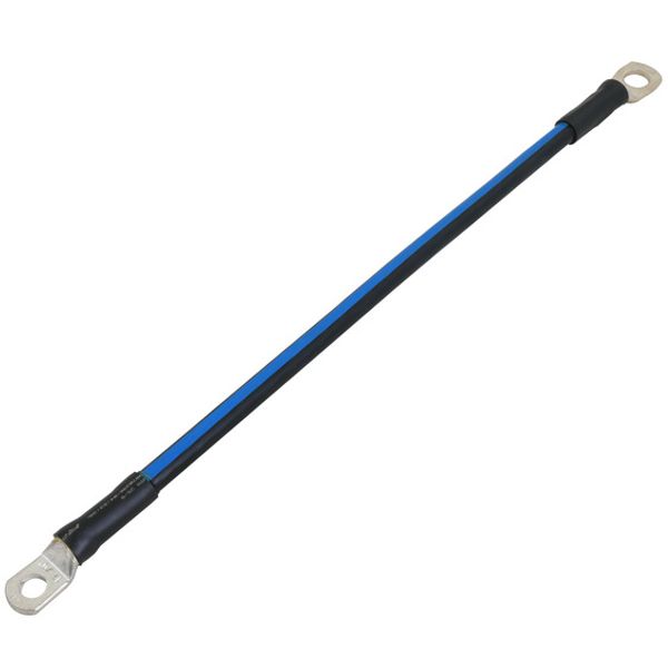 CuStAl earthing connector, cable lug on both ends D 13/17mm L 500mm image 1