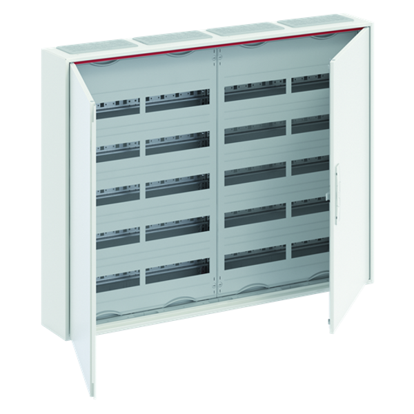 CA24V2 ComfortLine Compact distribution board, Surface mounting, 96 SU, Isolated (Class II), IP44, Field Width: 2, Rows: 4, 650 mm x 550 mm x 160 mm image 8