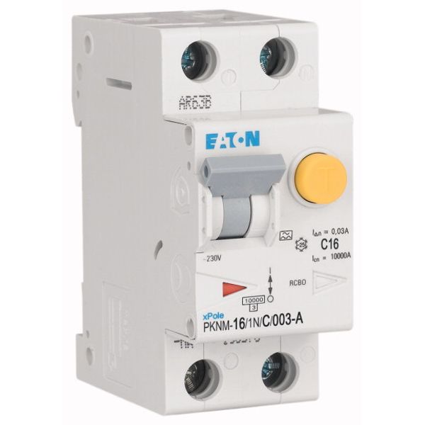 RCD/MCB combination, 16 A, 30 mA, MCB trip characteristic: C, 1p+N, RCD trip characteristic: A image 4