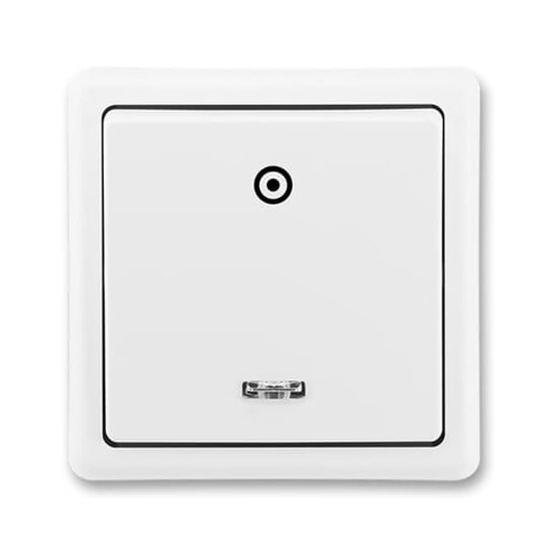3553-91289 B1 Switch 1-pole retractive, w.neon light image 1