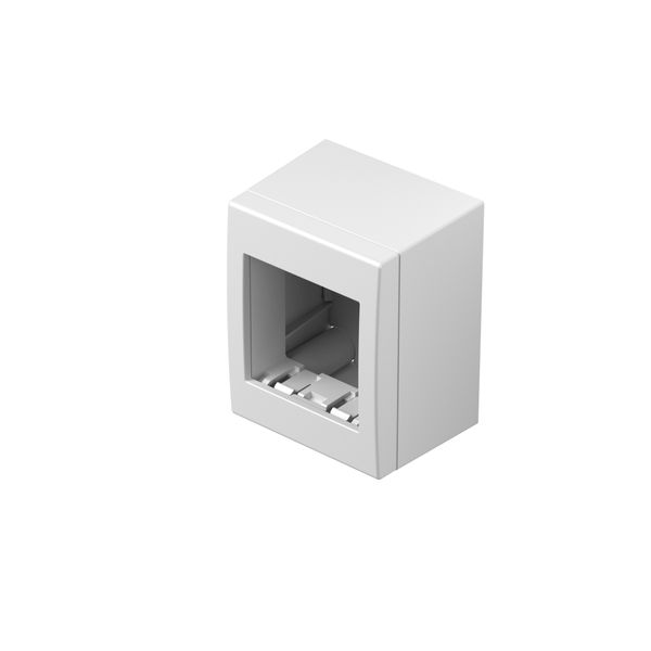 Wall mounted housing with back side cover 2M, white image 2
