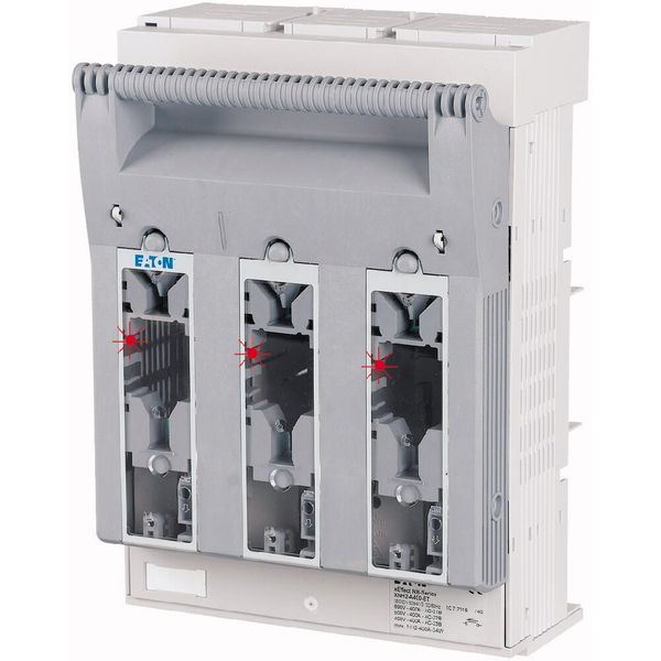 NH fuse-switch 3p box terminal 95 - 300 mm², mounting plate, light fuse monitoring, NH2 image 15
