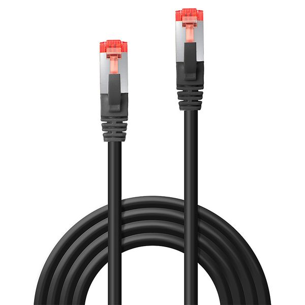 0.5m Cat.6 S/FTP Network Cable, Black RJ45, M/M, 250MHz, Copper, 27AWG image 2