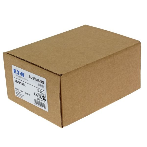 Fuse-link, high speed, 500 A, AC 1250 V, size 2, 59 x 59 x 150 mm, aR, IEC, single indicator image 4