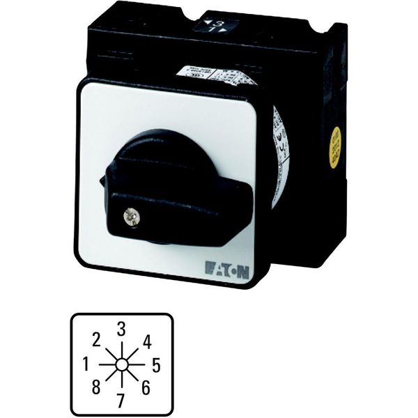 Step switches, T3, 32 A, flush mounting, 4 contact unit(s), Contacts: 8, 45 °, maintained, Without 0 (Off) position, 1-8, Design number 8235 image 2