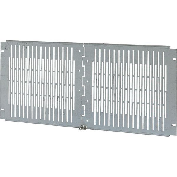 Partition, ventilated, for power feeder, HxW=350x800mm image 3