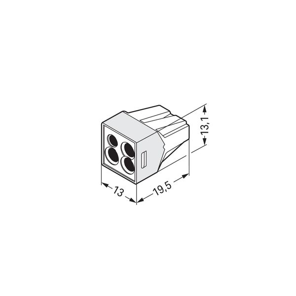 PUSH WIRE® connector for junction boxes for solid and stranded conduct image 4