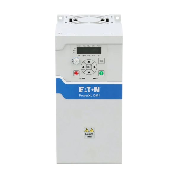 Variable frequency drive, 230 V AC, 1-phase, 17.5 A, 4 kW, IP20/NEMA0, 7-digital display assembly, Setpoint potentiometer, Brake chopper, FS3 image 10