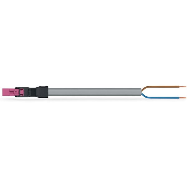 pre-assembled connecting cable Eca Plug/open-ended pink image 2