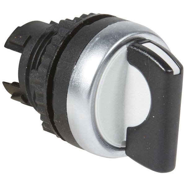 Osmoz non illuminated std handle selector switch - 3 stay-put positions - black image 1