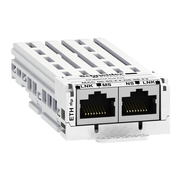 Ethernet/IP, ModbusTCP, MultiDrive-Link communication module - 2RJ 45 image 3