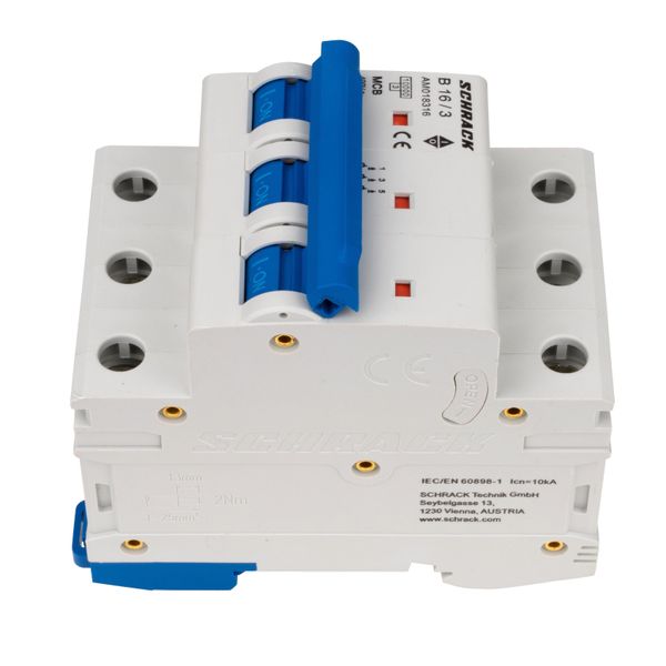 Miniature Circuit Breaker (MCB) AMPARO 10kA, B 16A, 3-pole image 7