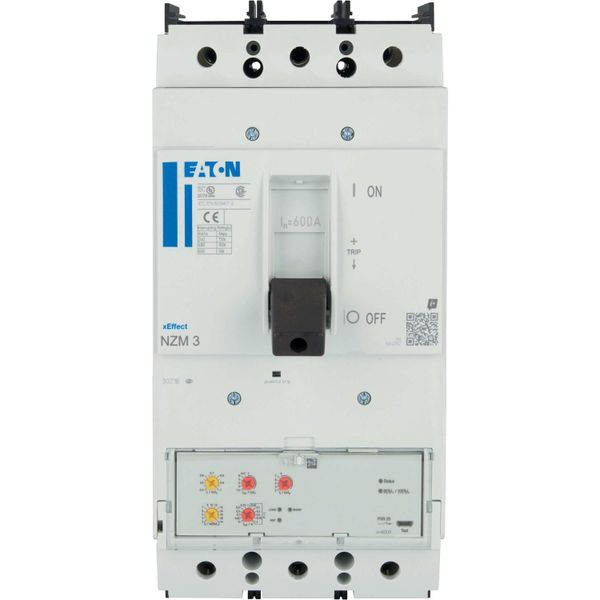 NZM3 PXR20 circuit breaker, 600A, 3p, Screw terminal, UL/CSA image 7