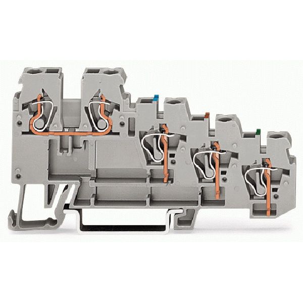 4-conductor sensor terminal block with colored conductor entries 2.5 m image 1