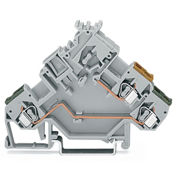 3-conductor actuator supply terminal block with colored conductor entr image 2