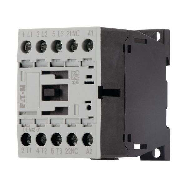 Contactor, 3 pole, 380 V 400 V 5.5 kW, 1 NC, 24 V DC, DC operation, Screw terminals image 6