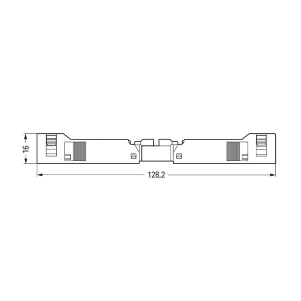 Socket with strain relief housing 4-pole black image 8