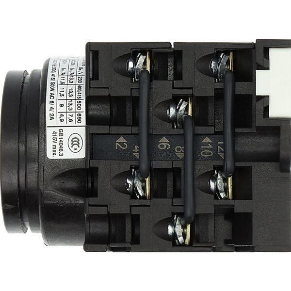 Changeoverswitches, T0, 20 A, rear mounting, Basic switch, 3 contact u image 22