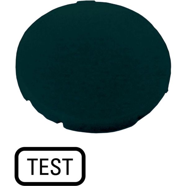 Button plate, flat black, TEST image 3