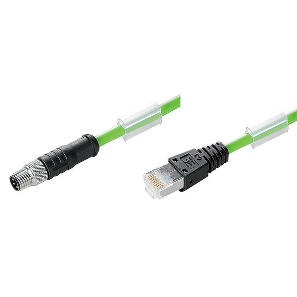 EtherCat Cable (assembled), Connecting line, Number of poles: 4, 10 m image 1