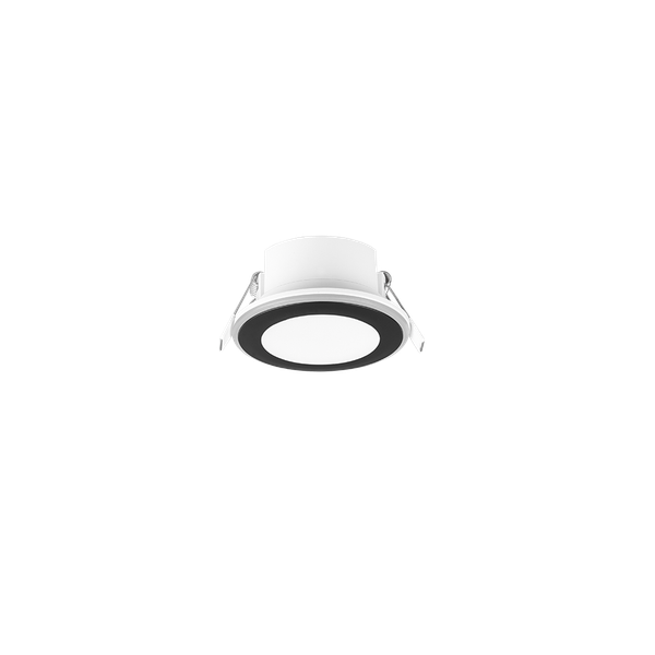 Aura LED recessed spotlight 8,2 cm matt black image 1