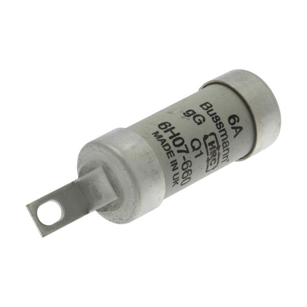 Fuse-link, low voltage, 6 A, AC 660 V, DC 250 V, BS88/A2, 22 x 82 mm, gL/gG, BS image 4