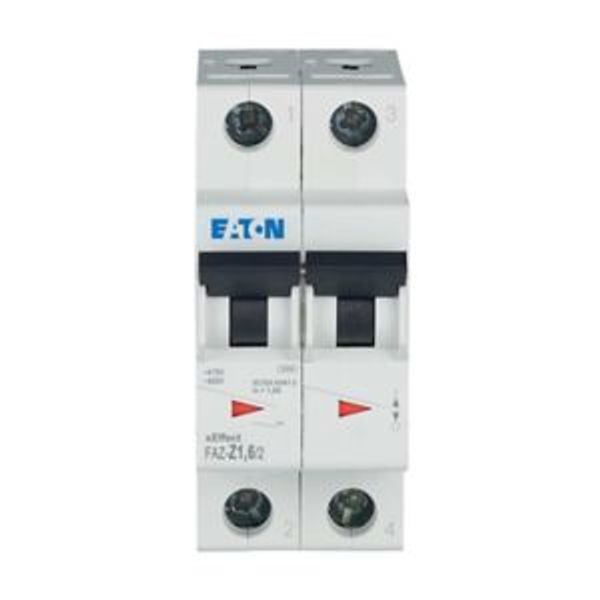 Miniature circuit breaker (MCB), 1.6 A, 2p, characteristic: Z image 13