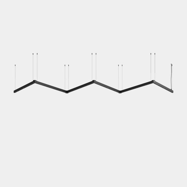 Lineal lighting system Apex "WW" Pendant 120.6W LED neutral-white 4000K CRI 90 ON-OFF Black IP20 9378lm image 1
