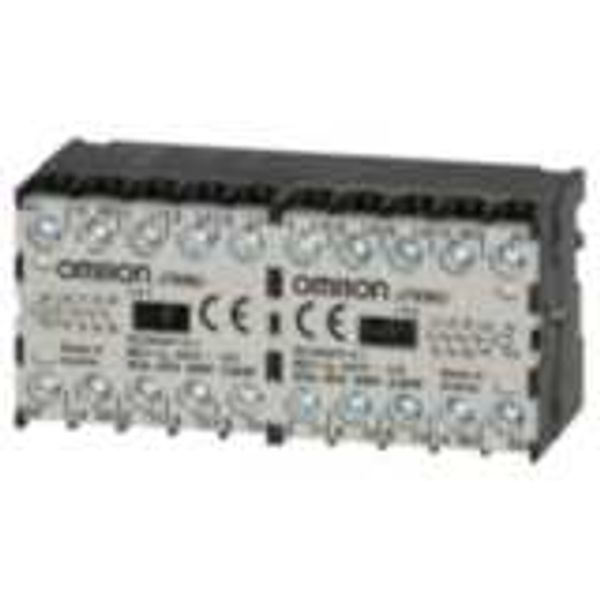 Micro contactor, reversing interlocked pair, 2.2kW, 3-pole (NO) + 1 NC image 1