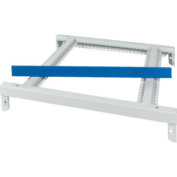 Top frame with design strip, W=800mm, grey image 3